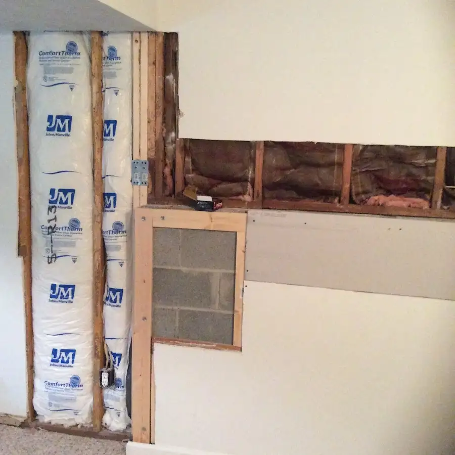 Wall insulation replacement during Odor Removal & Deodorization in Conway